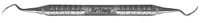 Hu-Friedy Universal Curette 13/14 Indiana University, Double End, #6 Satin Steel Handle, SIU13/146