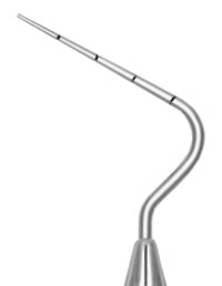 Hu-Friedy Root Canal Plugger, Anterior, Single End, Size 8-1/2A, #32 Round Handle, 29 mm, RCP8-1/2A