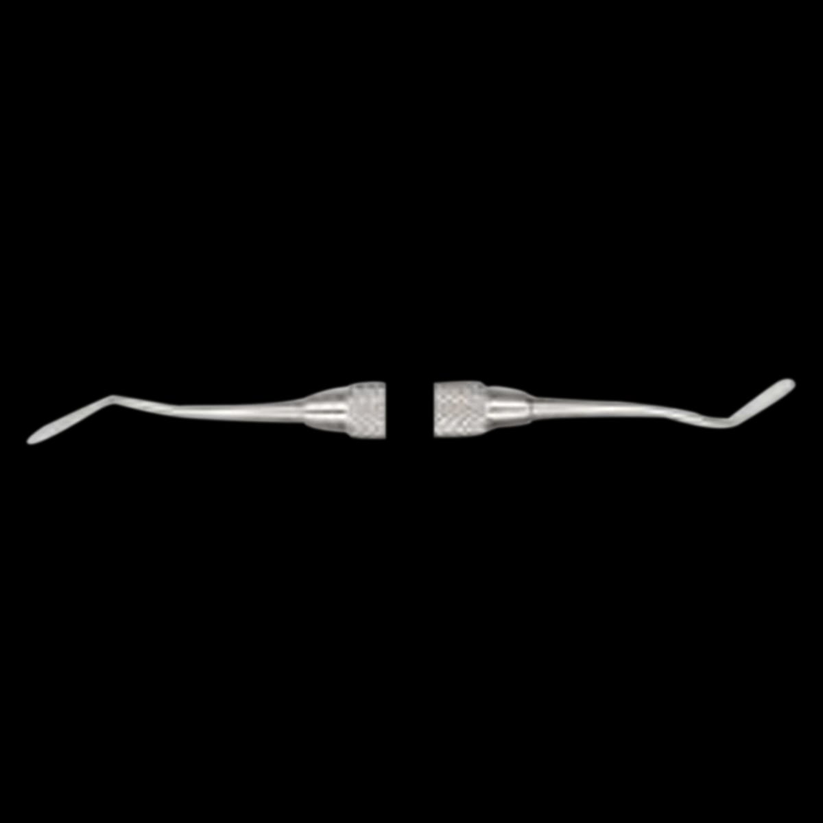 Hu-Friedy Goldstein Flexi-Thin Composite Instrument #3, Double-Ended, #6 Satin Steel Handle, CIGFT36