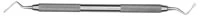 Hu-Friedy Gingival Cord Packer, #7 Guyer, Serrated, Double-End, #41 Round Handle, 1/Pk, GCPG7