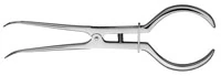 Hu-Friedy Rubber Dam Forceps #4, RDF4, 17.5 cm (7"), Stainless Steel, Each