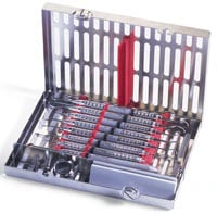 Hu-Friedy IMS Signature Series Cassette, 8-Instrument, Small, Gray, with Accessory Area, 5.5" x 8" x 1.25", IM5081, 1/Pk