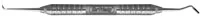 Hu-Friedy Nash/Taylor Laminate Veneer Placement Stabilizer, Straight, Double End, #6 Satin Steel Handle, VENSTABS