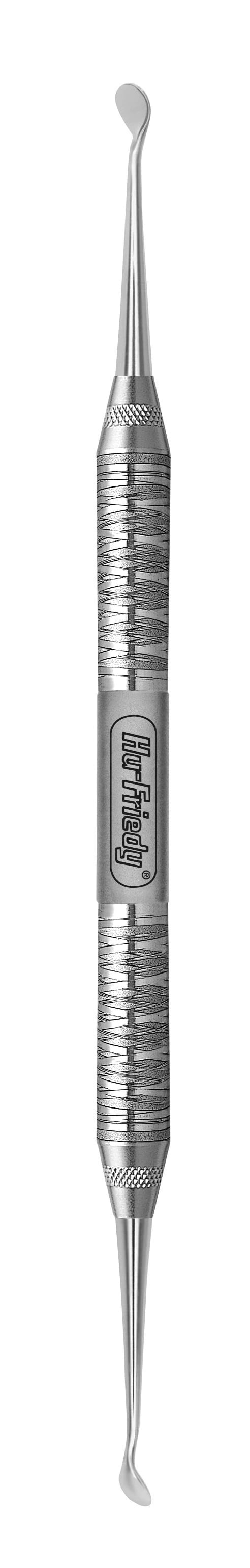 Hu-Friedy #152 Kramer-Nevins Periosteal Elevator, Double End, #6 Satin Steel Handle, PKN1526