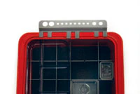 Hu-Friedy IMS Signature Series Procedure Tub Capsule Clip-On Holder, Gray, Microban Antimicrobial, IMS-1429, 1/Pkg
