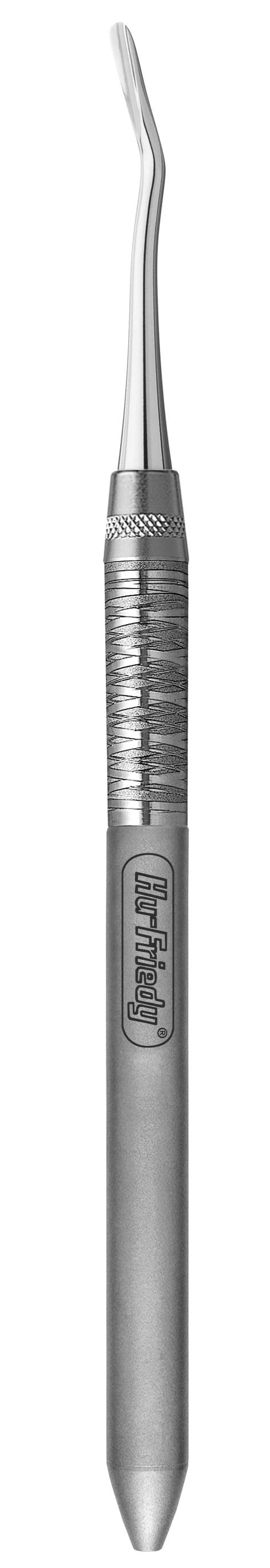 Hu-Friedy Precision Tip Luxating Hybrid Elevator, Large Mesial, Single End, #6 Satin Steel Handle, EPTLGM