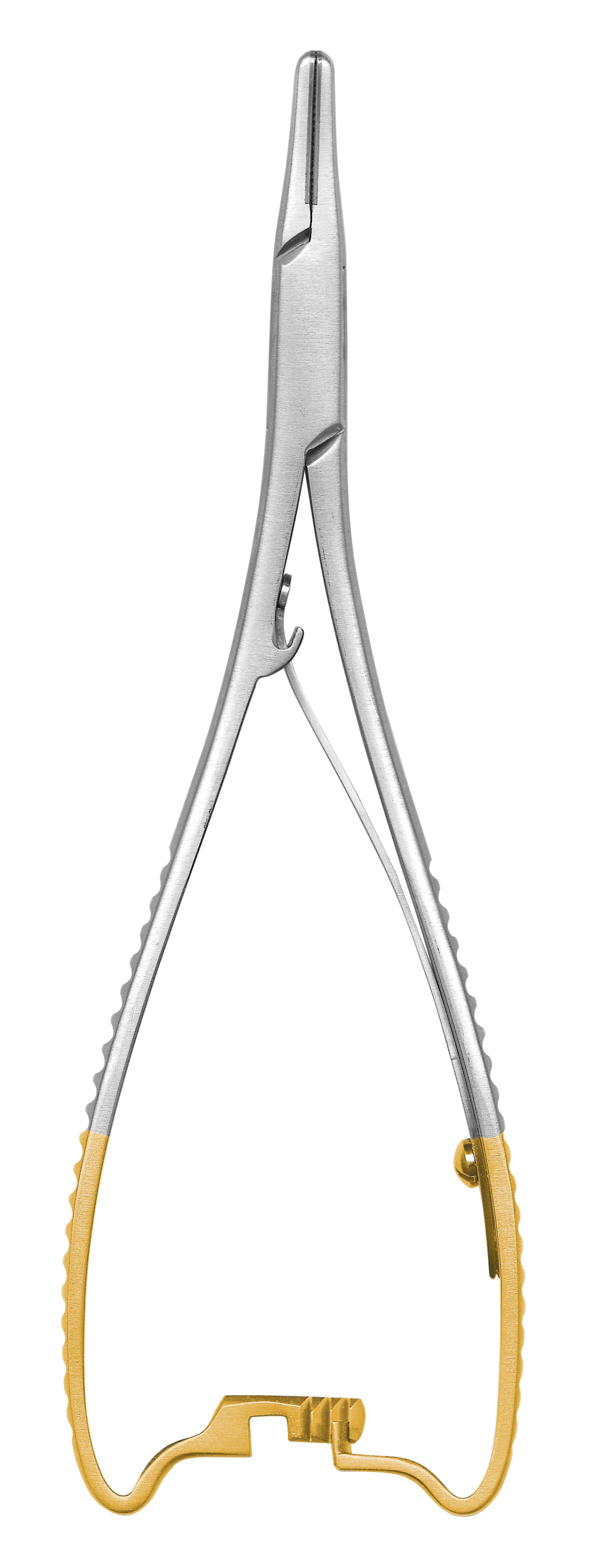 Hu-Friedy Perma Sharp Mathieu-Kocher Needle Holder, 5", Tungsten Carbide, NH5074E