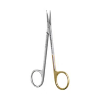 Hu-Friedy Cortellini Curved Super-Cut Suture Scissors, 12 cm (4.75"), 1 Each