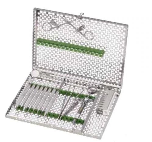 Hu-Friedy IMS Infinity Series Instrument Cassette, 12-Instrument, Large, White, 11" x 1.25" x 8", IMN4122
