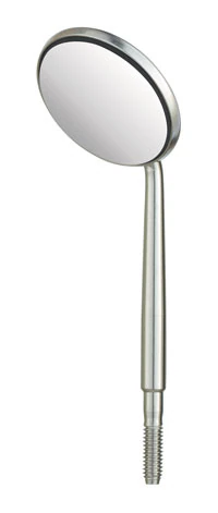 Hu-Friedy High Definition Cone Socket Mouth Mirror Head, #4, Single-Sided, Front Surface, 12/Pkg, MIR4HD12
