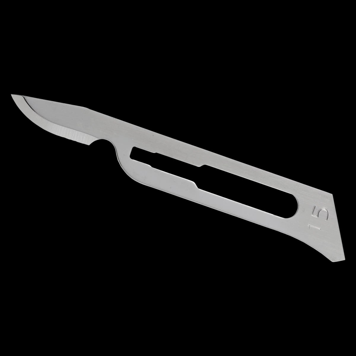 Glassvan Sterile Surgical Blades, Carbon Steel, #15C, 100/Box, 2001T-15C
