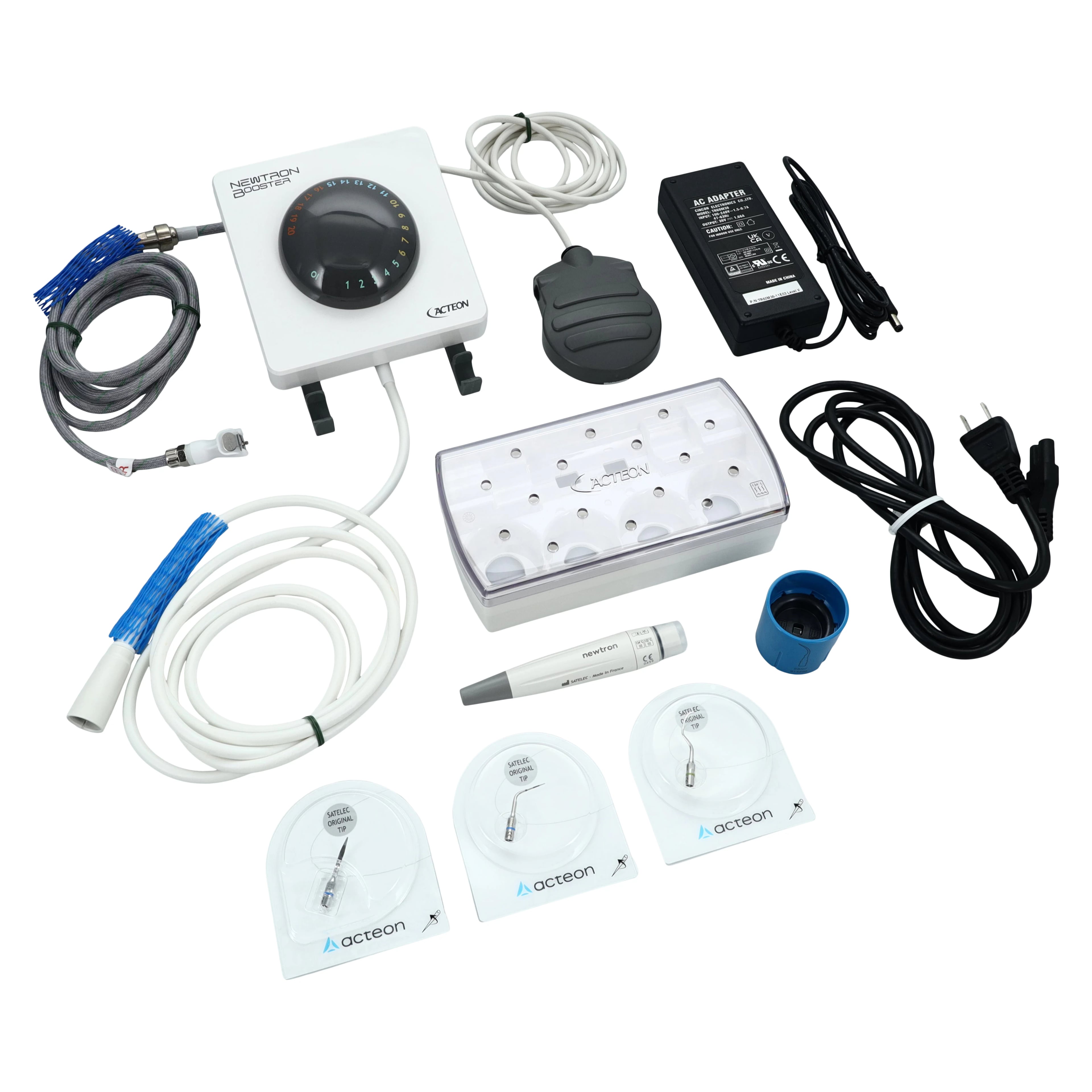 Acteon Newtron Booster Piezo Ultrasonic Scaler Unit with Handpiece, Intro Tip Kit, F60211