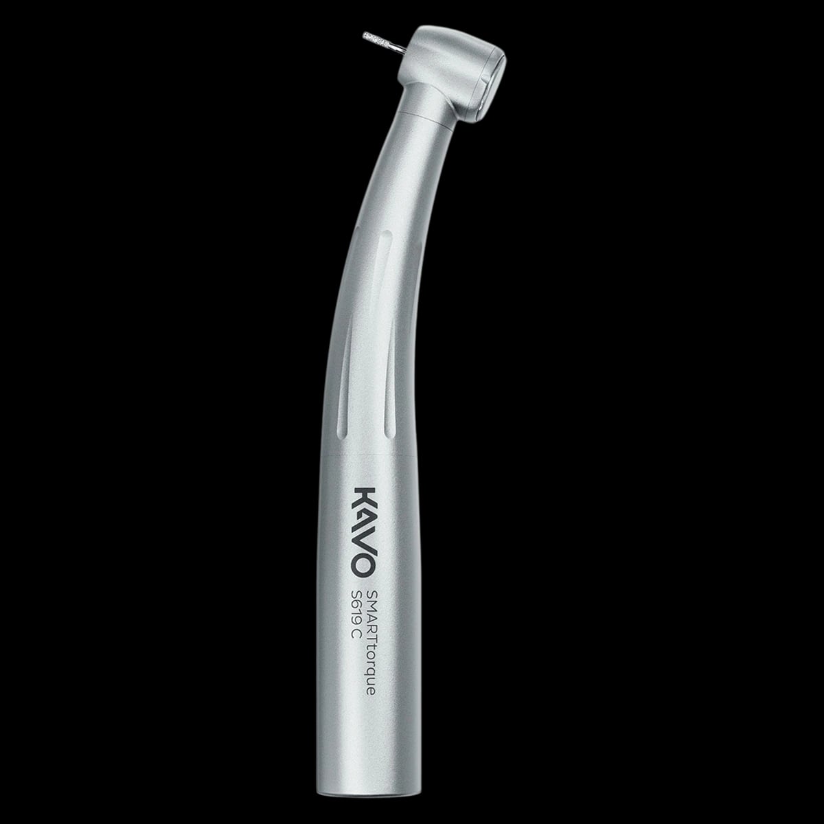 KaVo SMARTtorque S619 C High-Speed Air Handpiece, Contra Angle, Push Button Autochuck, Standard Head, Non-Optic, 4-Port Spray, MULTIflex, 1.008.1642