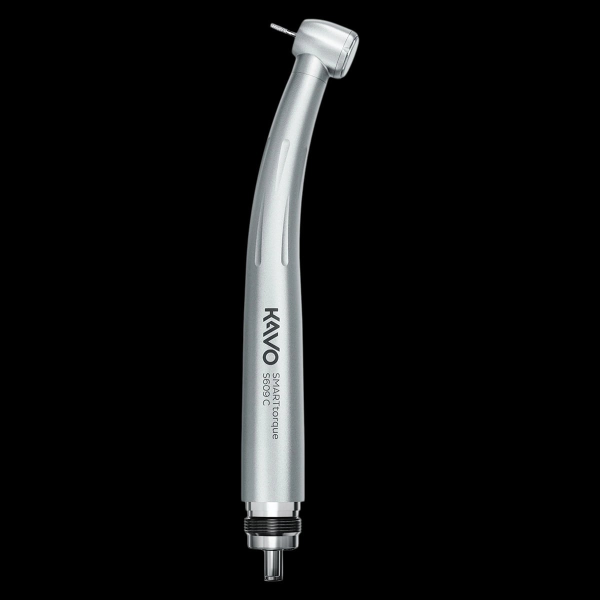 KaVo SMARTtorque S609 C High Speed Air Handpiece, Contra Angle, Push Button Autochuck, Standard Head, No Light, 4-Port Spray, 4-Hole Connection, 1008.1644