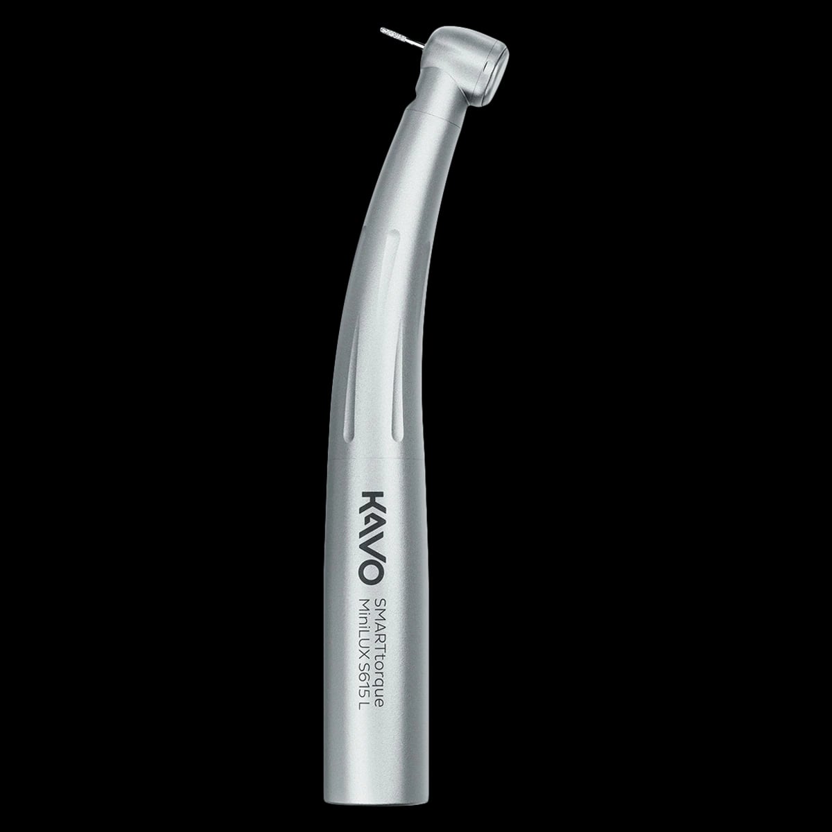KaVo SMARTtorque Mini LUX S615 L High-Speed Air Handpiece, Contra Angle, Push Button Autochuck, Mini Head, Fiber Optic, 1 Spray, MULTIflex LUX, 1.008.1643