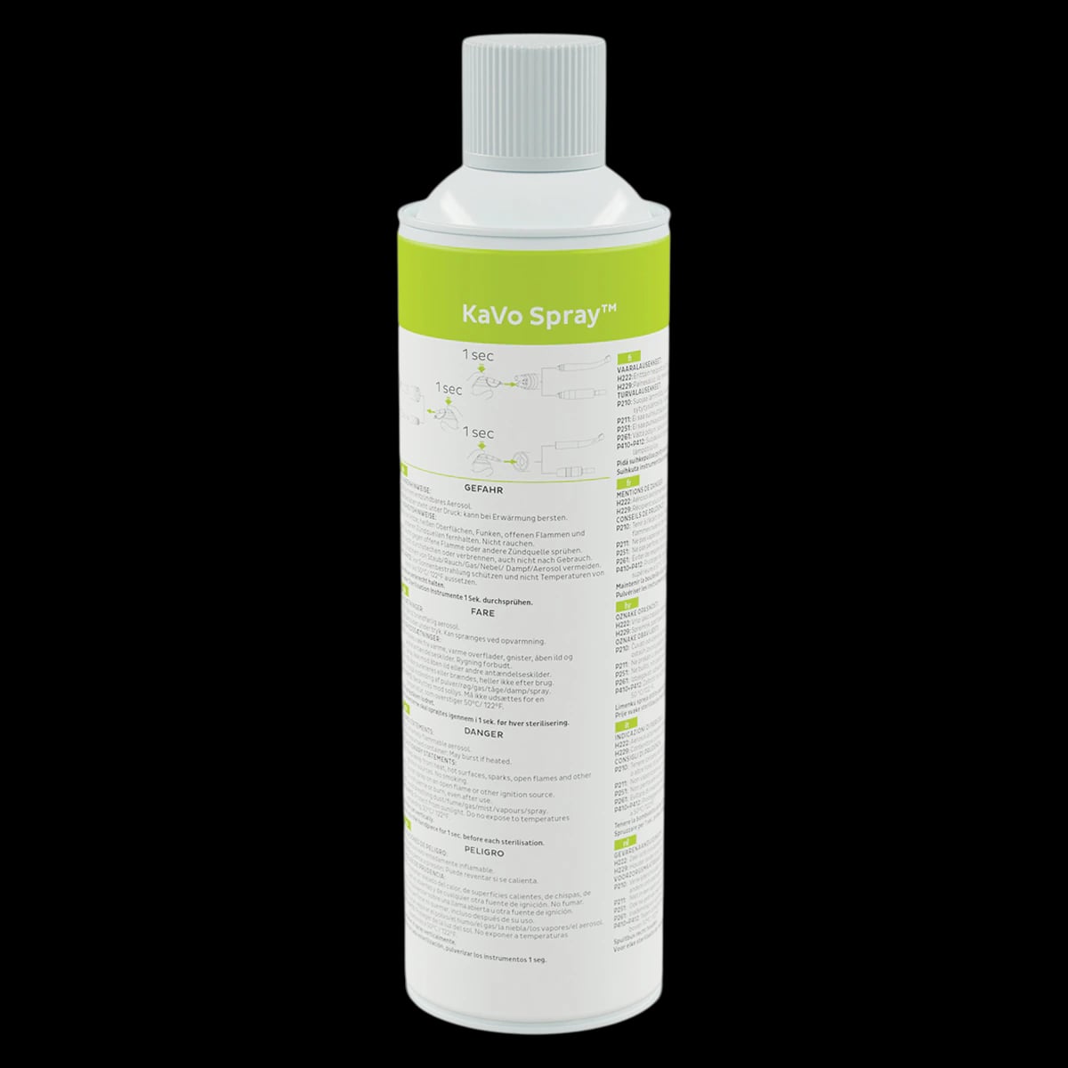 KaVo Spray Handpiece Lubricant & Cleaner, 500 mL Can, Without Nozzle, 0.411.9660