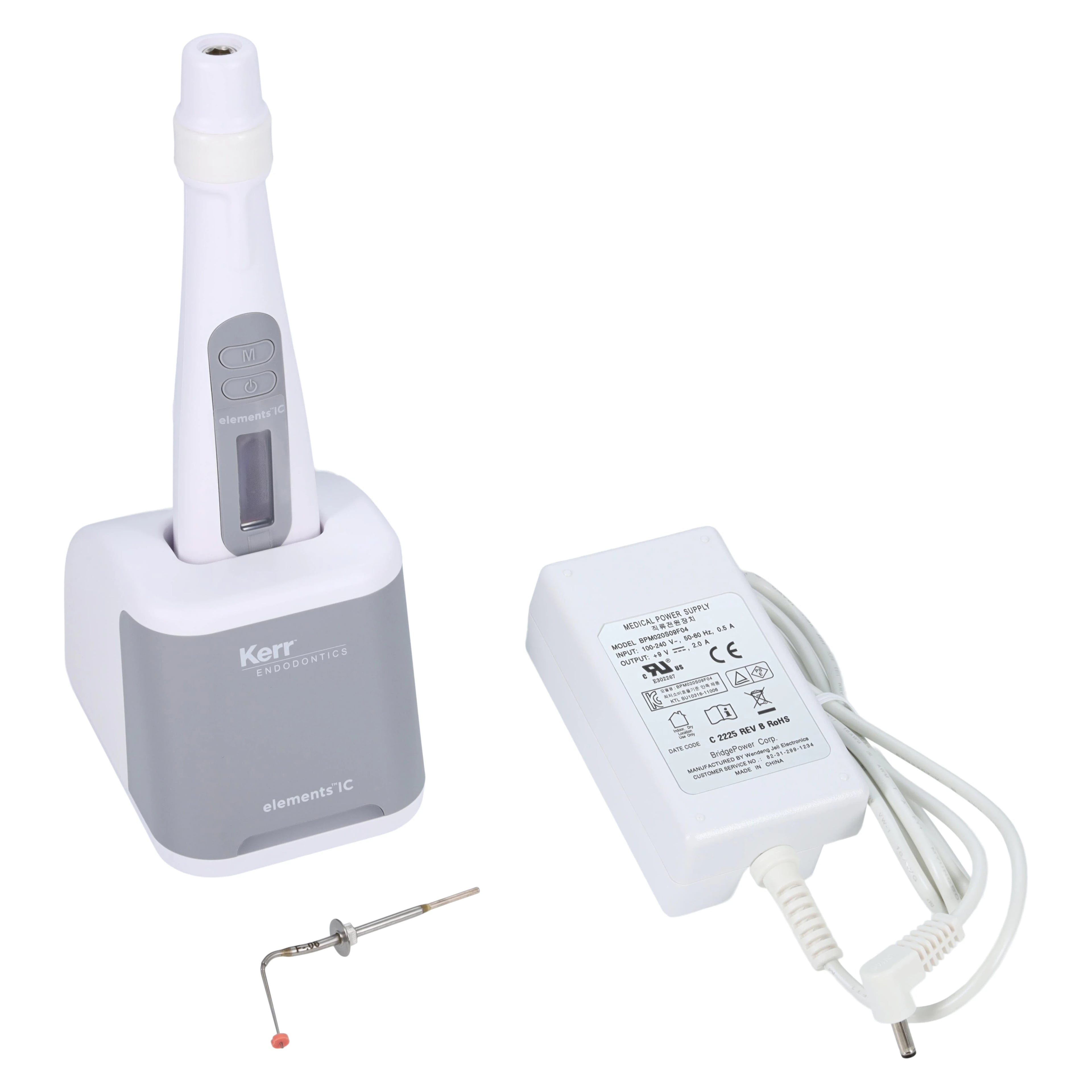 Kerr elements™ IC Obturation Downpack, Cordless Heat Plugger Unit with Single Charging Base, Type B, 973-0602-TYPEB