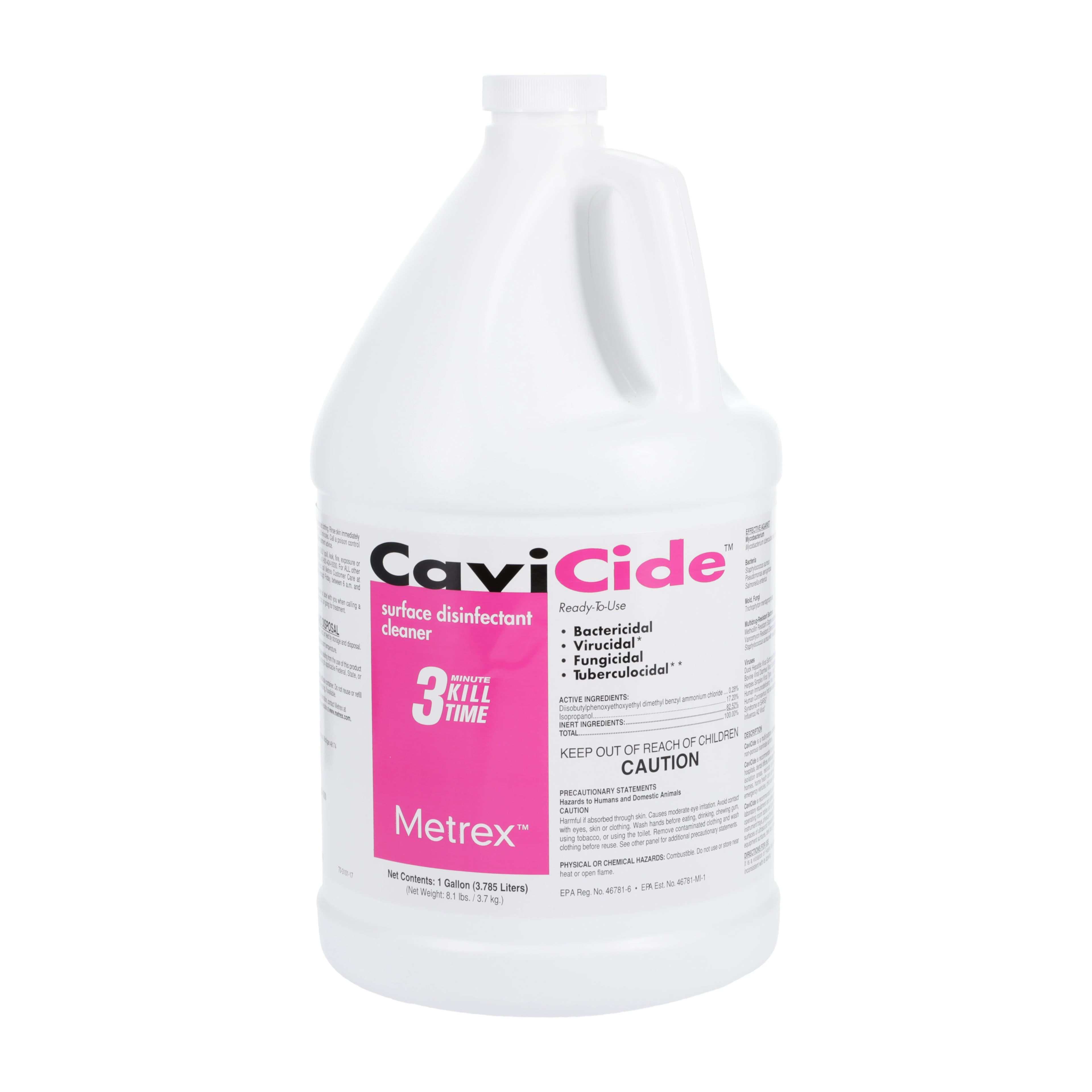 CaviCide Surface Disinfectant & Decontaminant Cleaner, 1 Gallon Bottle, Metrex