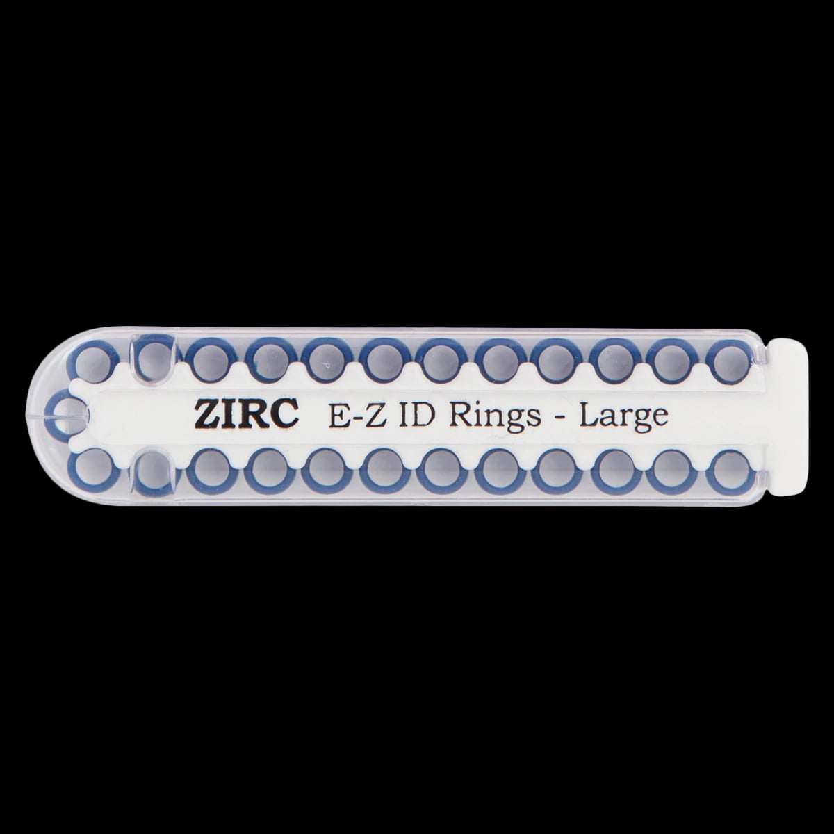 Zirc E-Z ID Instrument Rings, Large, 1/4", Midnight Blue, 25/Pk, 70Z200T