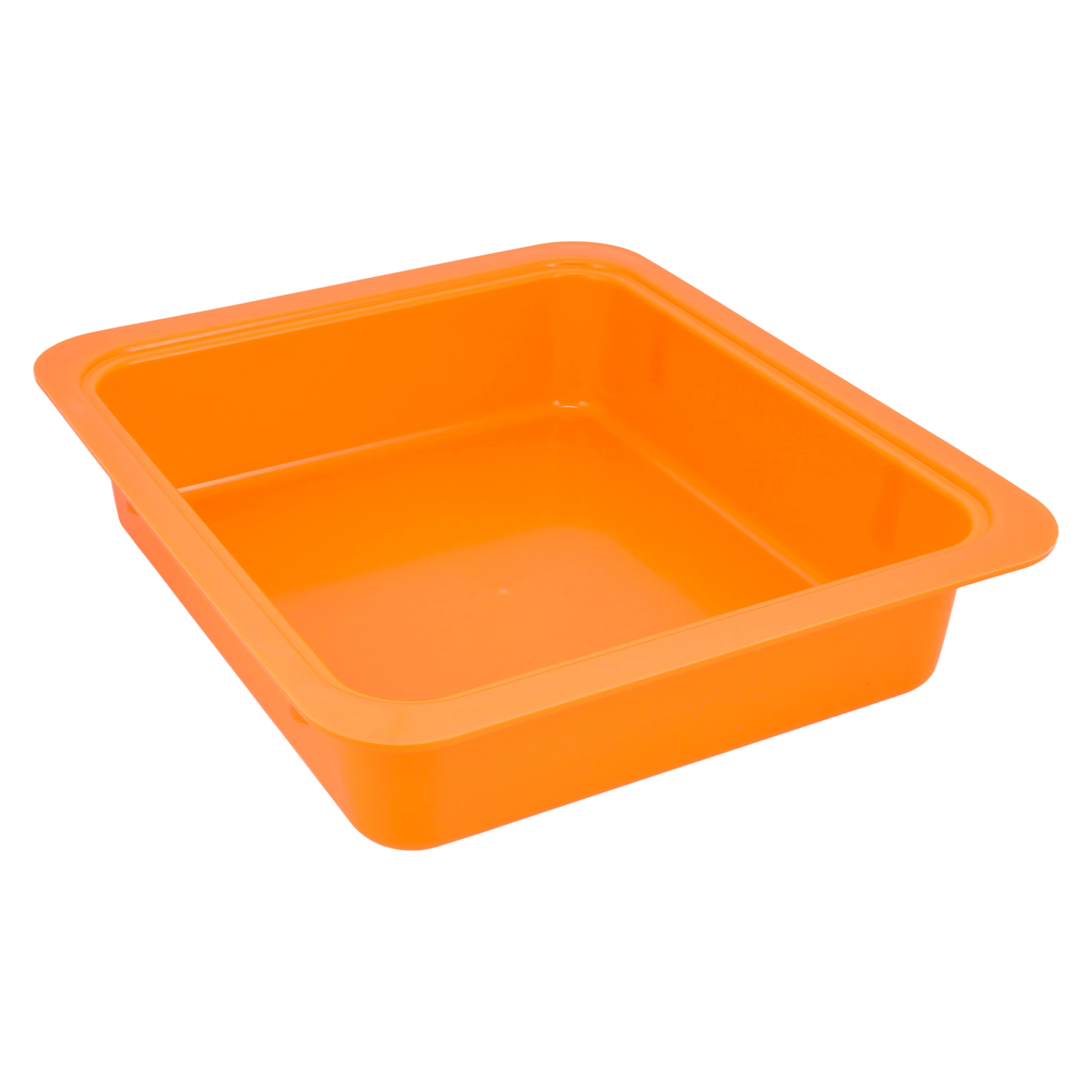Zirc Procedure Tub Only, Neon Orange, 12-1/4" x 10-7/8" x 2-3/4", 20Z463-Q