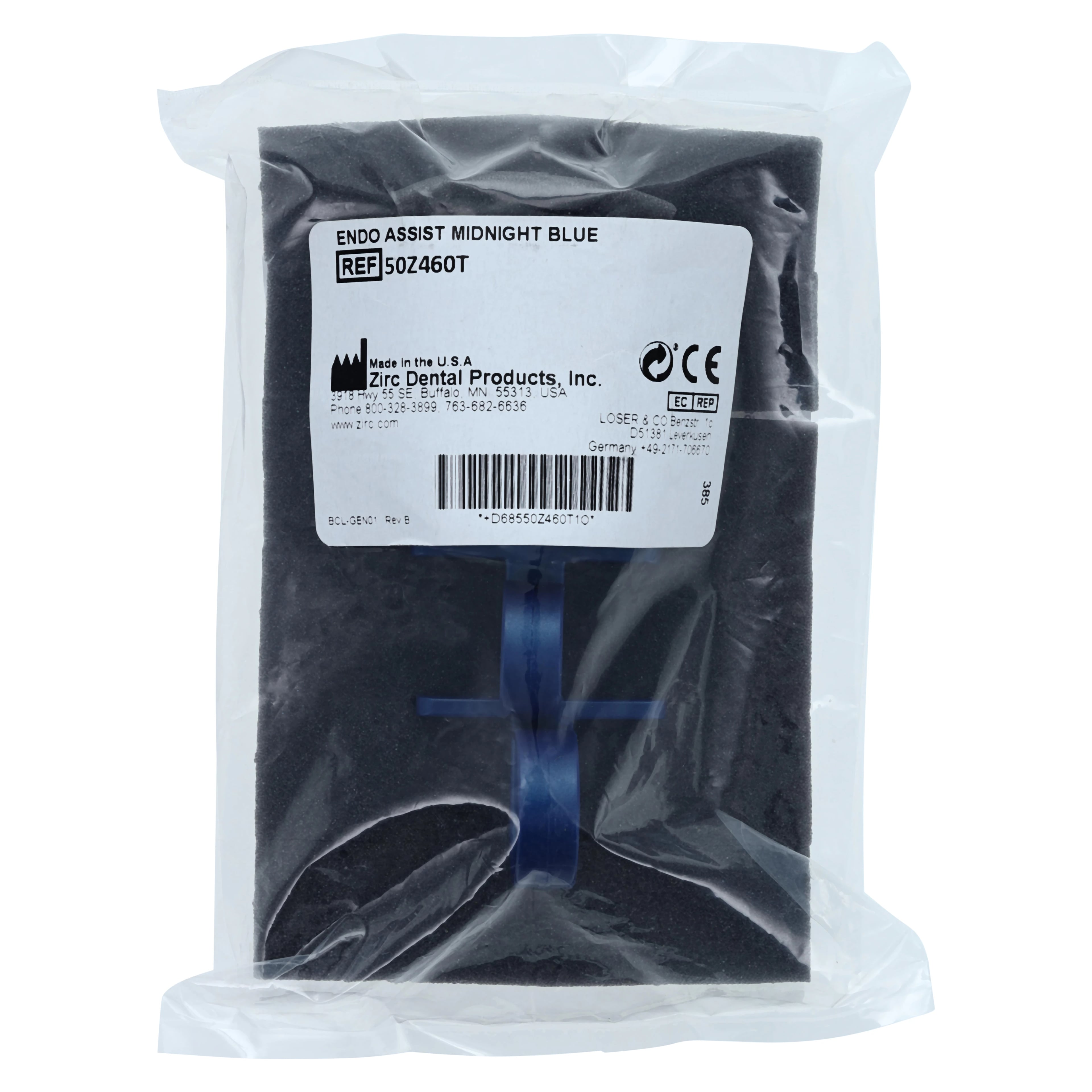 Zirc Endo Assist Endodontic Organizer, Midnight Blue, with 12 Foam Inserts, 50Z460T