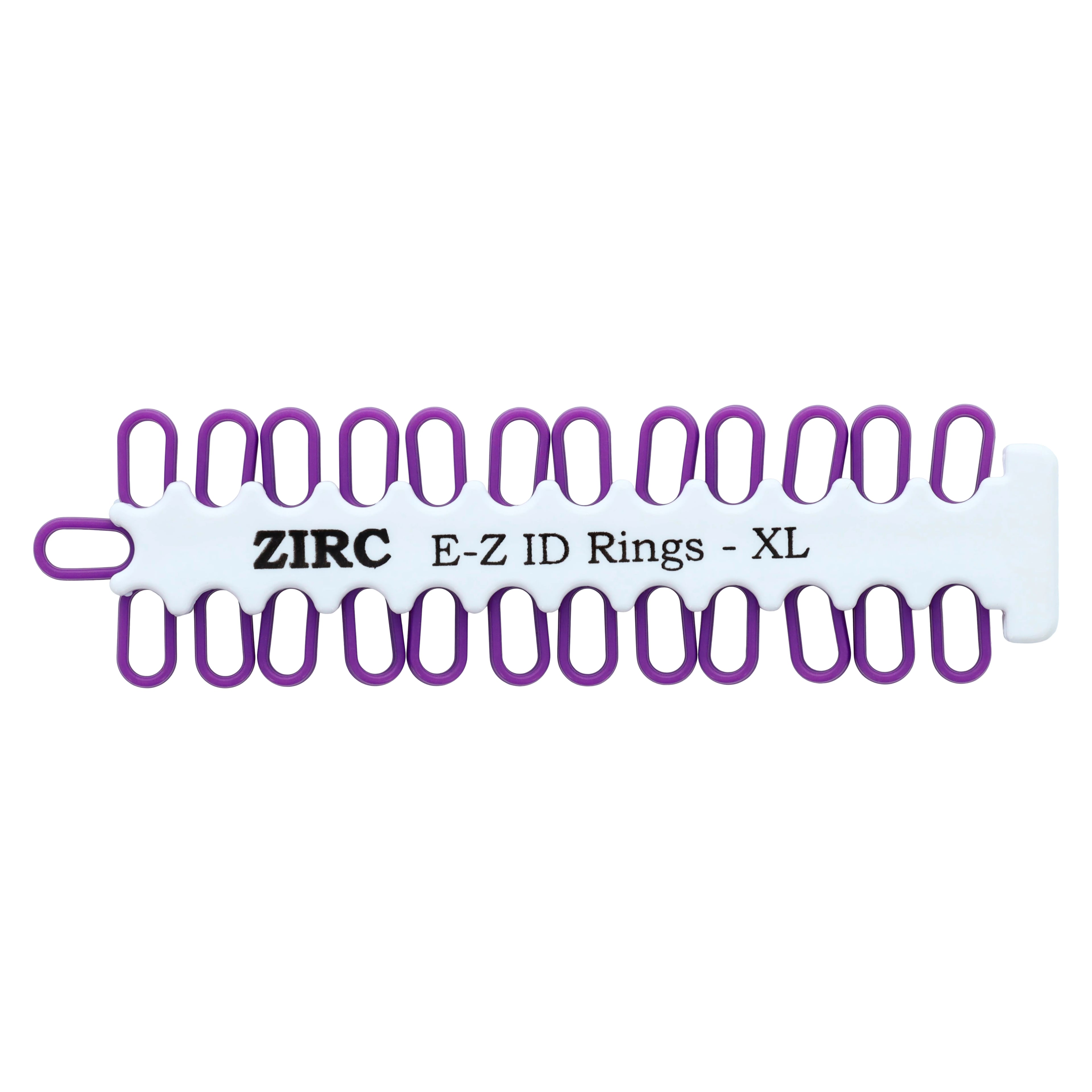 Zirc E-Z ID Rings XL, Neon Purple, 25/Pk, 70Z000R