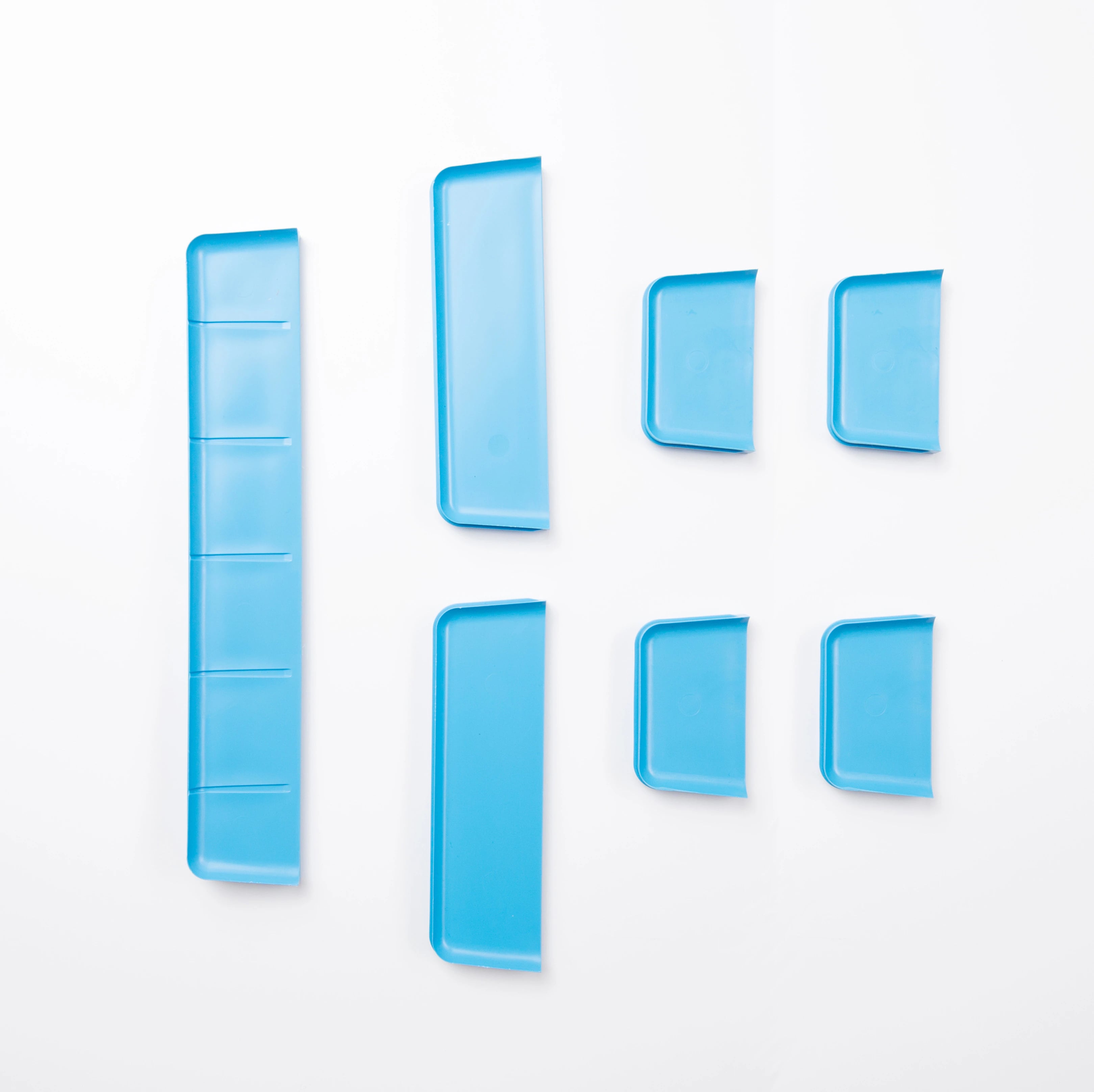 Zirc Drawer Organizer, Neon Blue, 11.5" x 6.6" x 2", 20Z210N