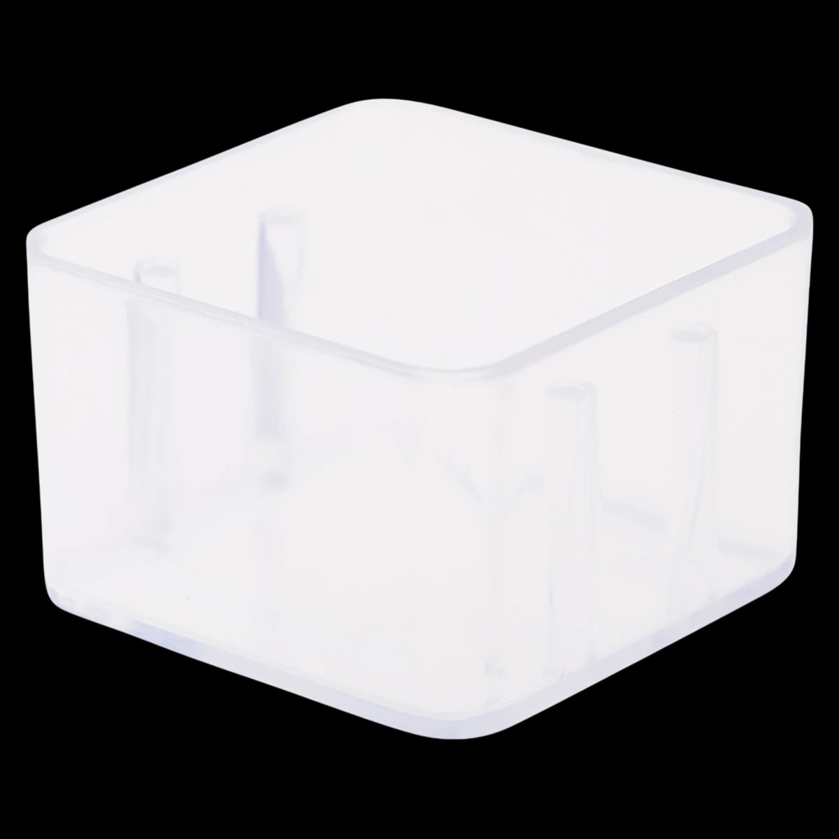 Zirc Magnetic Bur Block Cover for 8-Hole Block, 1" High, Clear, 50Z401, 1/Pk