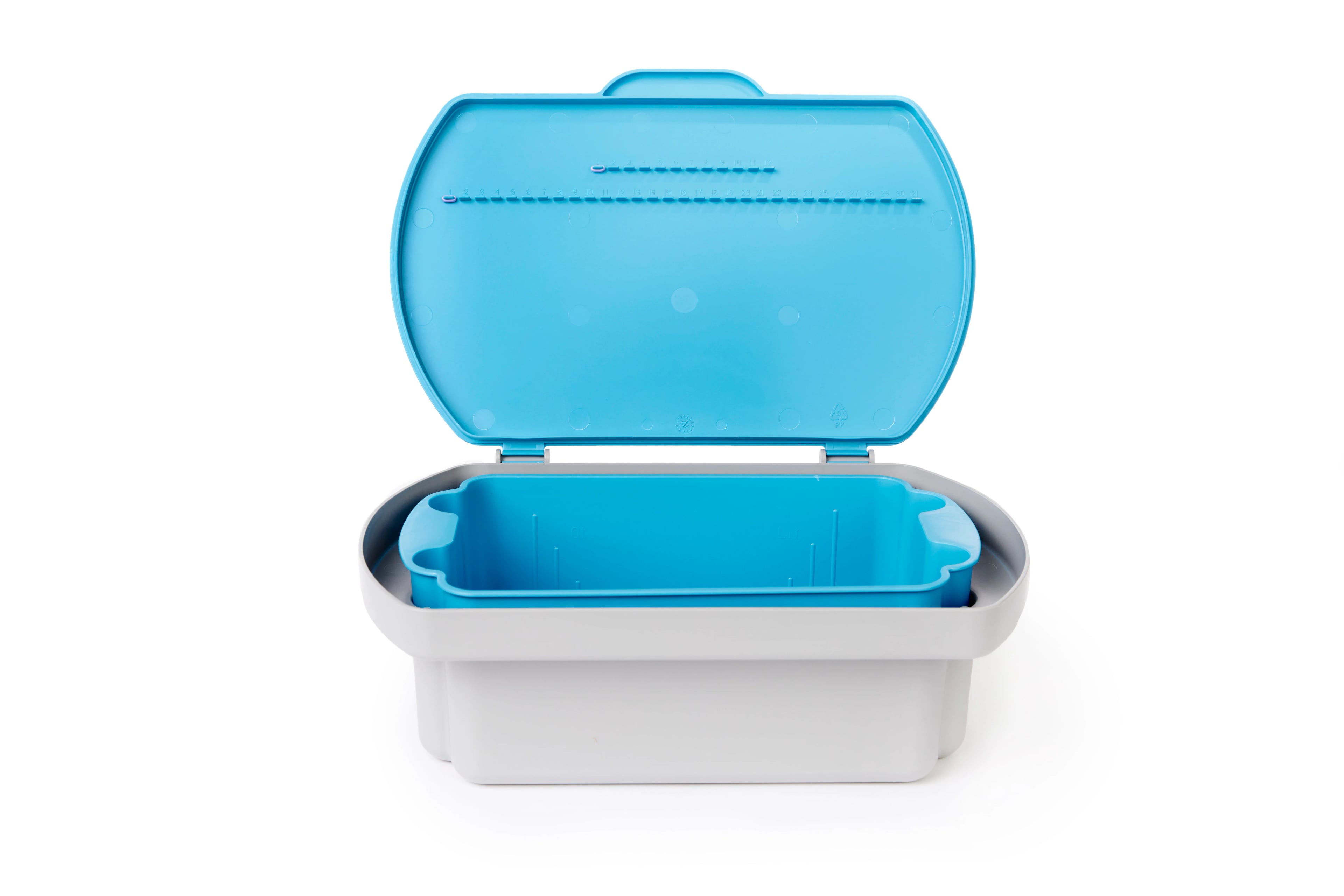 Zirc Steri-Soaker Germicide Instrument Tray, Blue, 1 Gallon, 13-7/8" x 9-5/8" x 5-1/8", 50Z805B