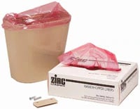 Zirc Dental Handi-Hopper Liners, Clear, 6.5" x 10.5", 100/Box, 20Z410