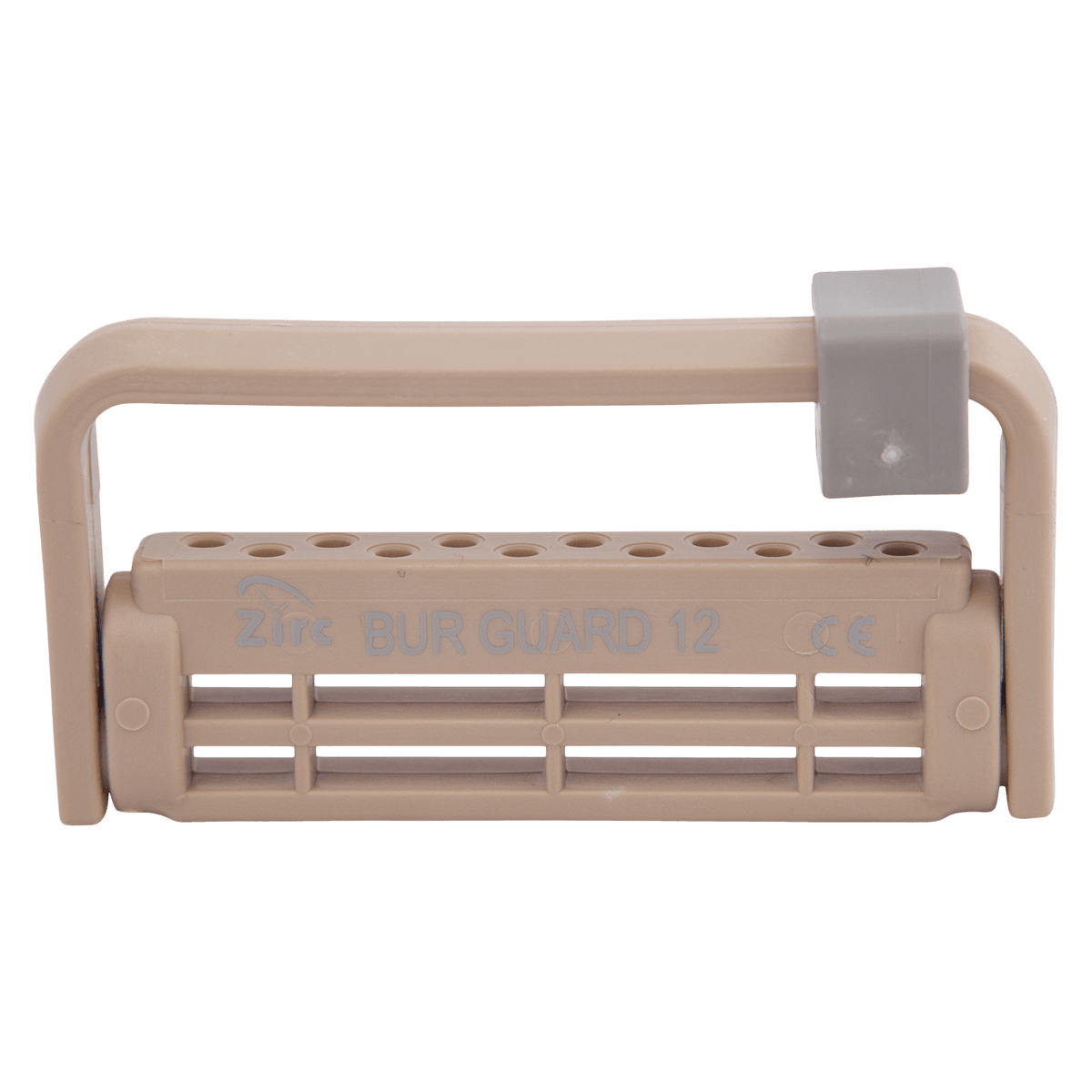 Zirc Steri-Bur Guard, 12-Hole, Beige, 50Z406G