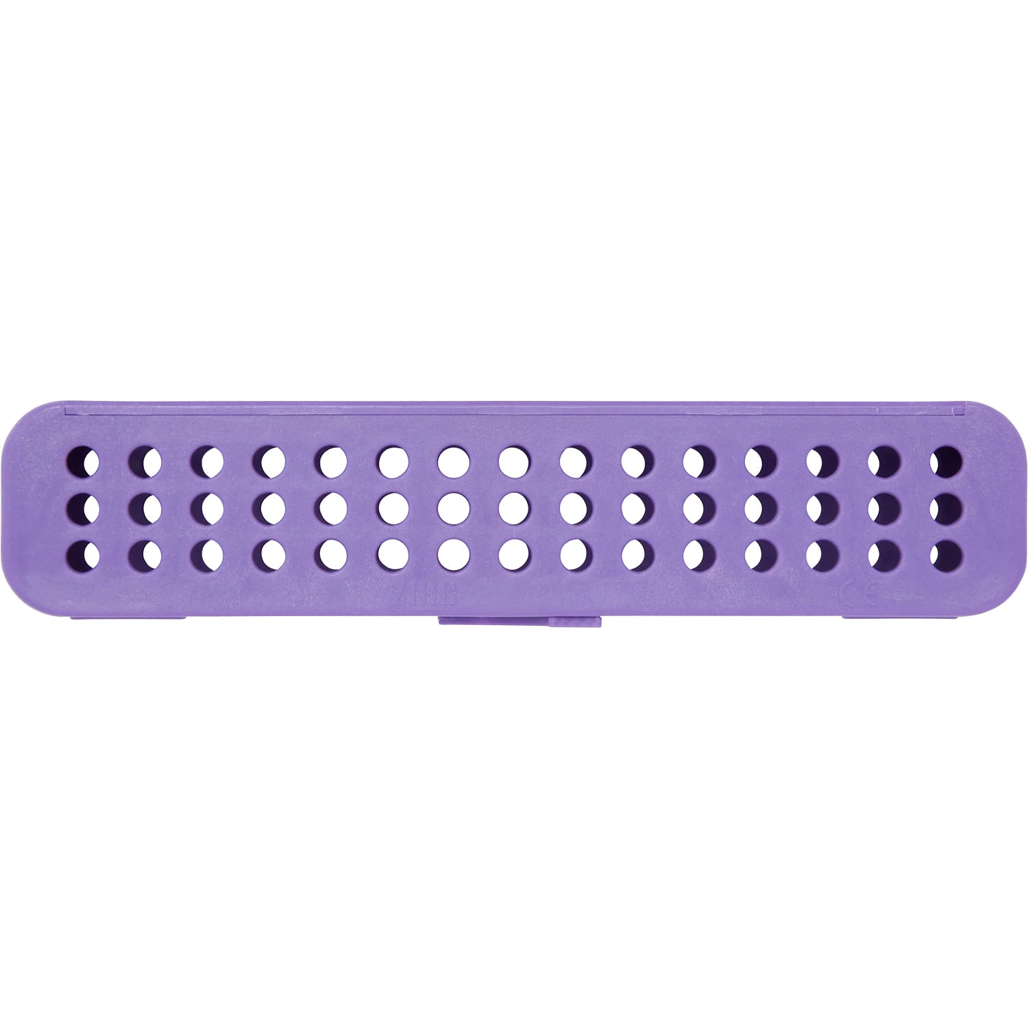 Zirc Compact Steri-Container, Neon Purple, 7-1/8" x 1-1/2" x 1-1/2", Holds 8-12 Instruments, 50Z905R