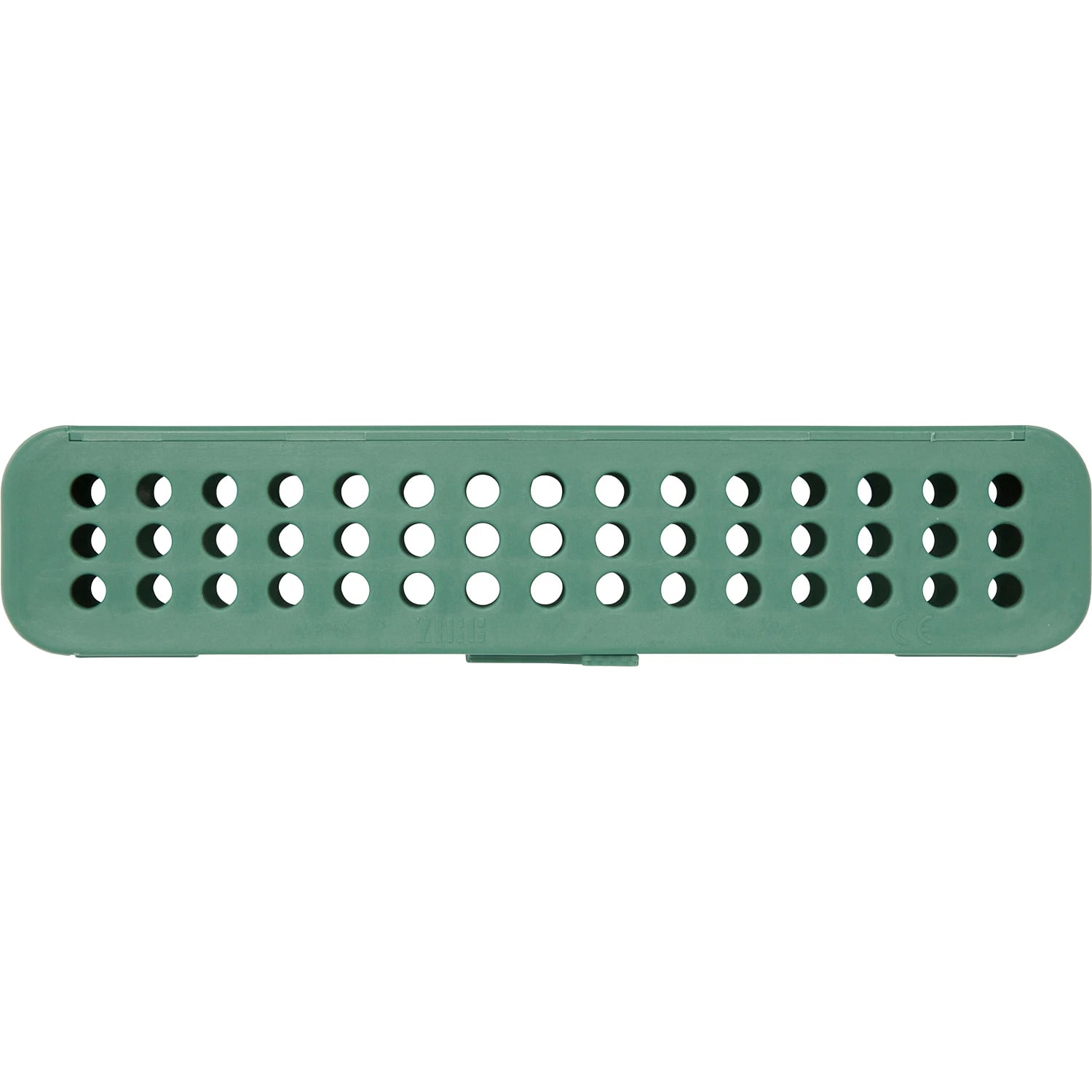 Zirc Compact Steri-Container, Green, 7-1/8" x 1-1/2" x 1-1/2", Holds 8-12 Instruments, 50Z905D