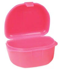 Zirc Deep Retainer Box, 1-1/2" Deep, Neon Pink, 3-1/8" x 2-3/4" x 1-1/2", 12/Pk, 25R550-S