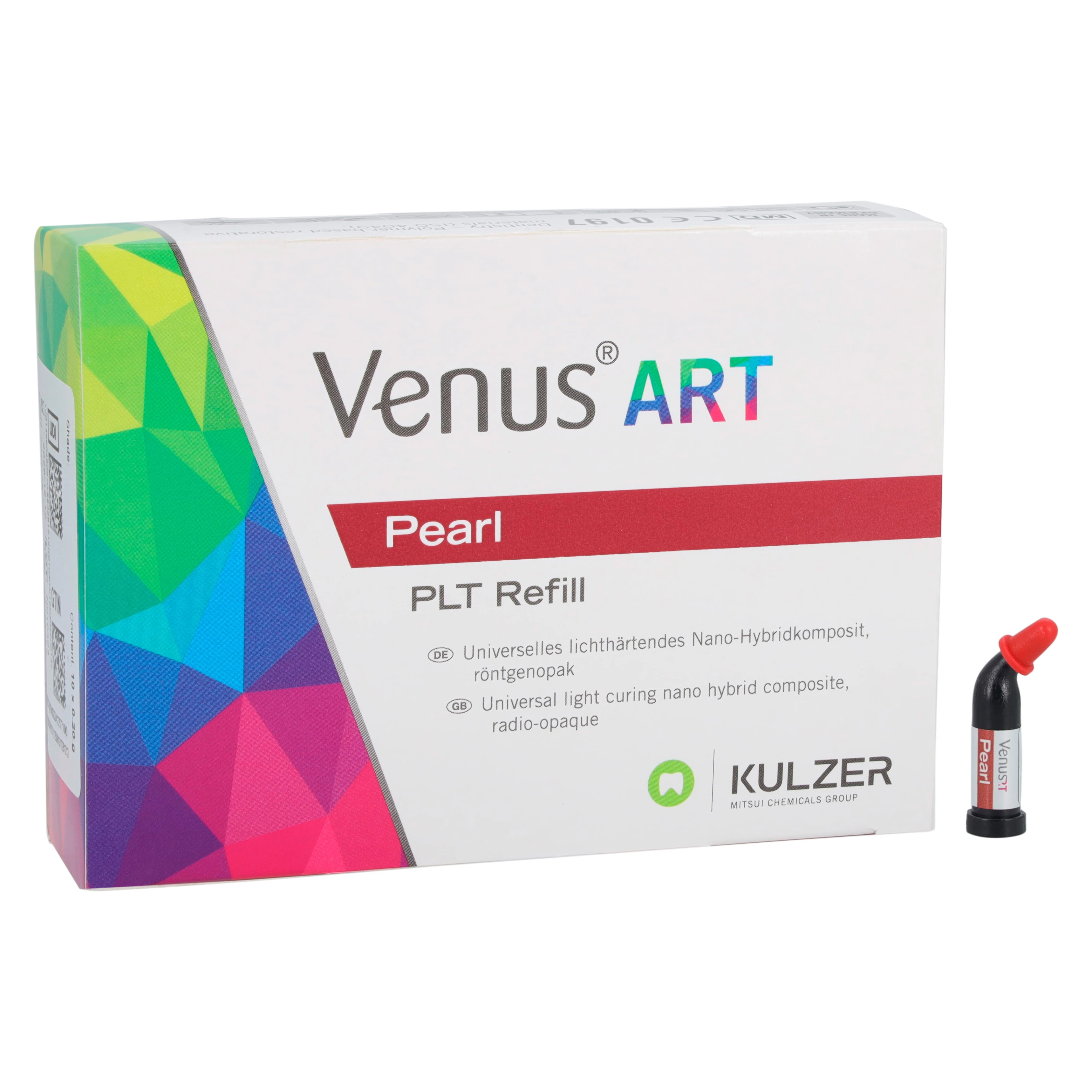 Venus Pearl Universal Nano-Hybrid Composite, PLT Refill, Shade A2, 0.2 g, 20/Pk, 66048141