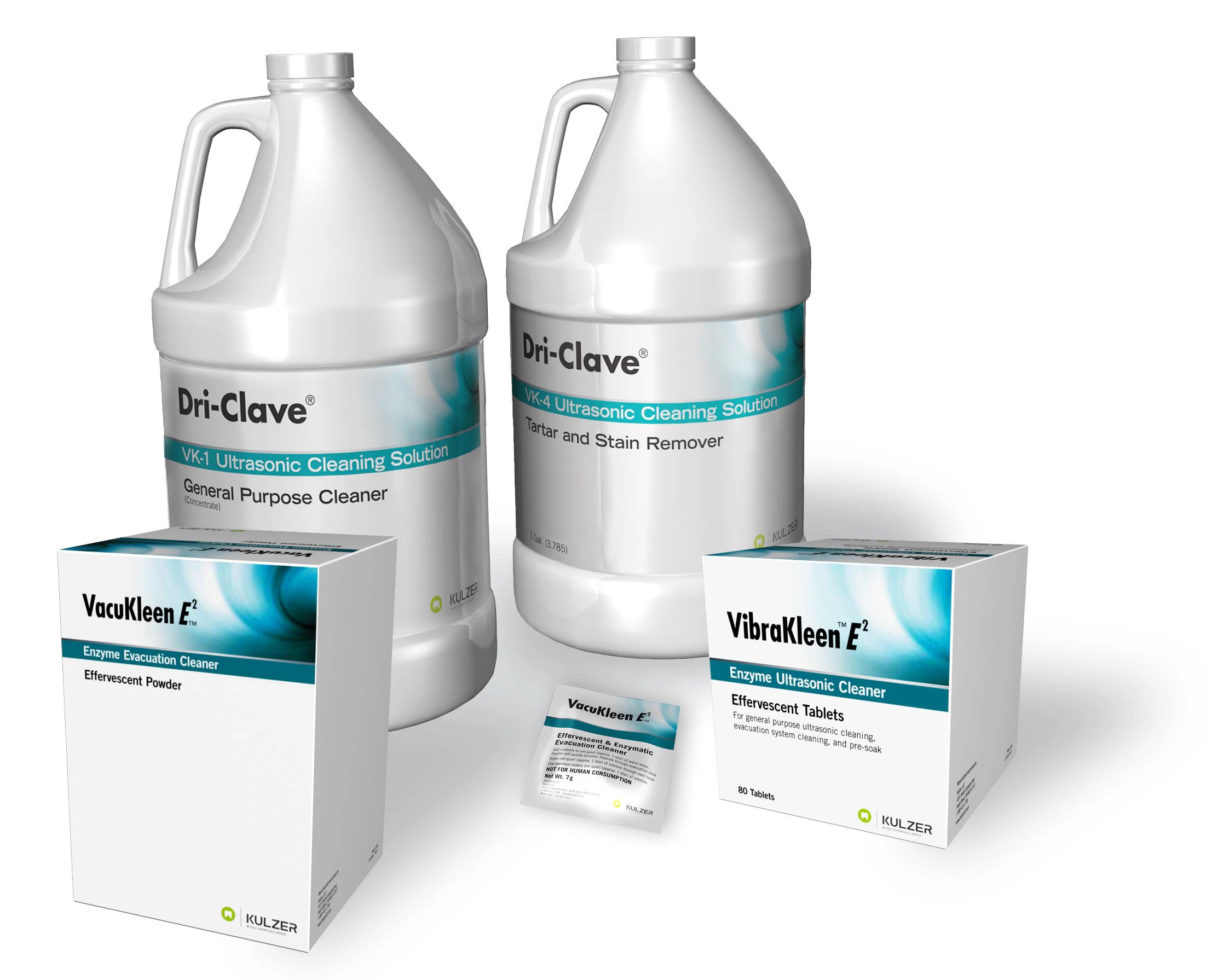 VacuKleen E2 Enzymatic Evacuation System Cleaner, Lemon Scent, Unit-Dose 7g Pouches for Quarts, 140/Box, 50036101