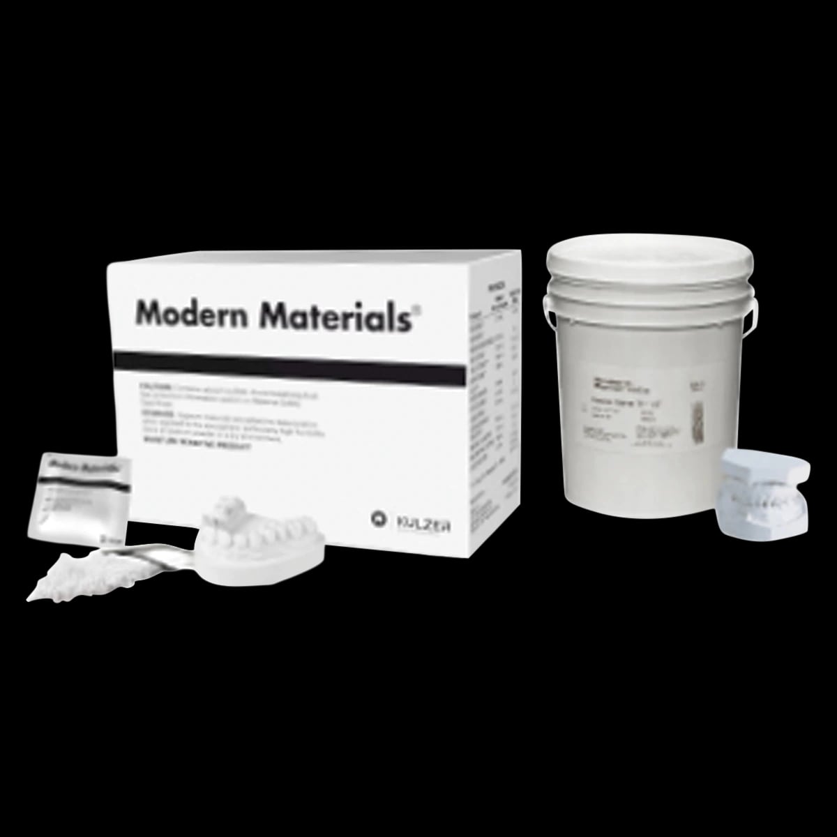 Modern Materials Lab Plaster, Fast Set, Type II, White, 45 lb Box, 50048552