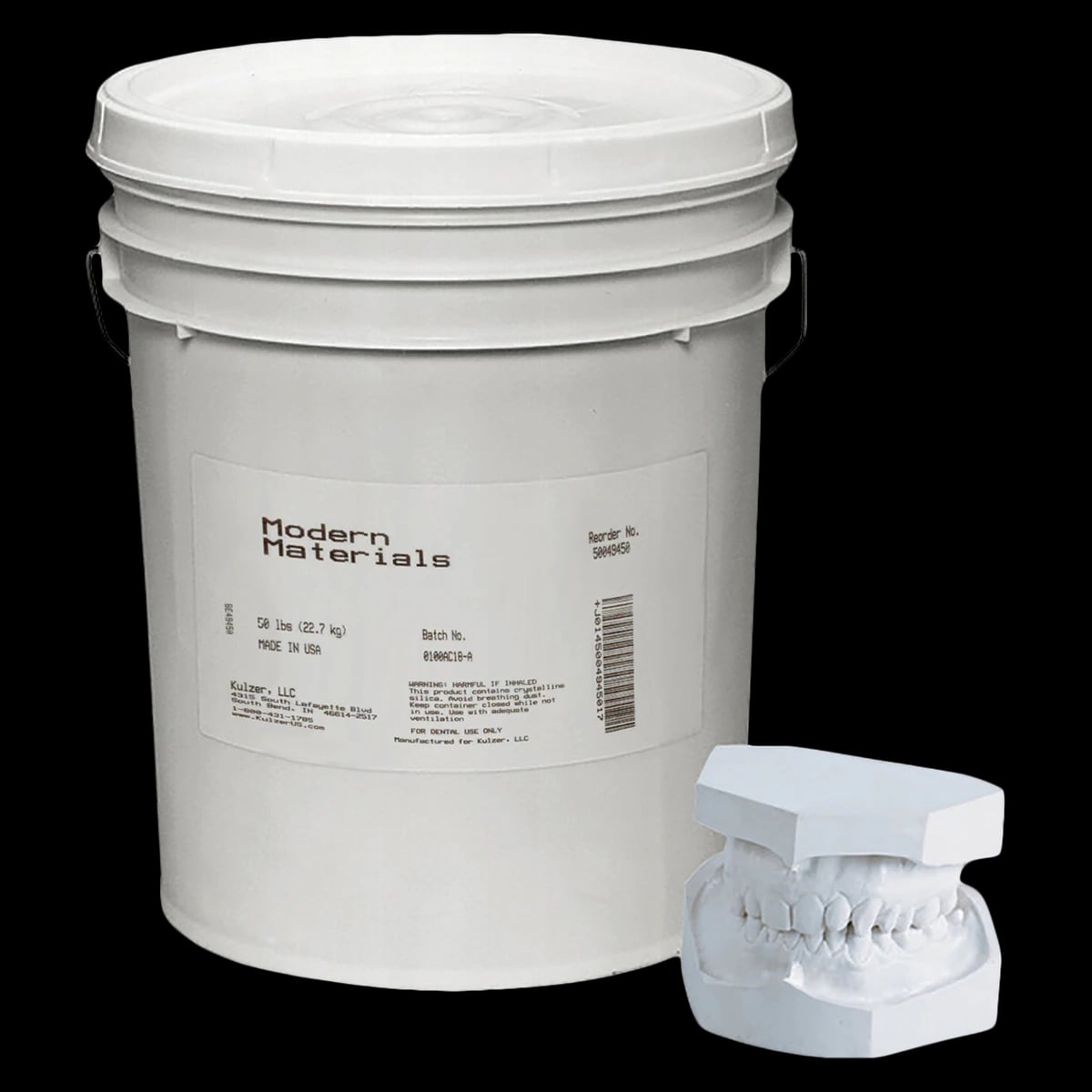 Kulzer Modern Material Pumice, X-Coarse 1/2 Grit, 50 lb Carton, 50049550