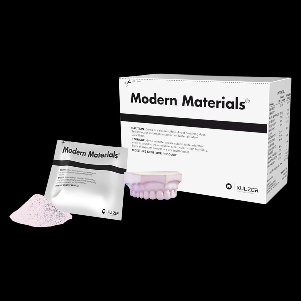 Kulzer Modern Materials StatStone Type III Fast-Set Model Stone, Pink, 25 lb Carton, 50046860