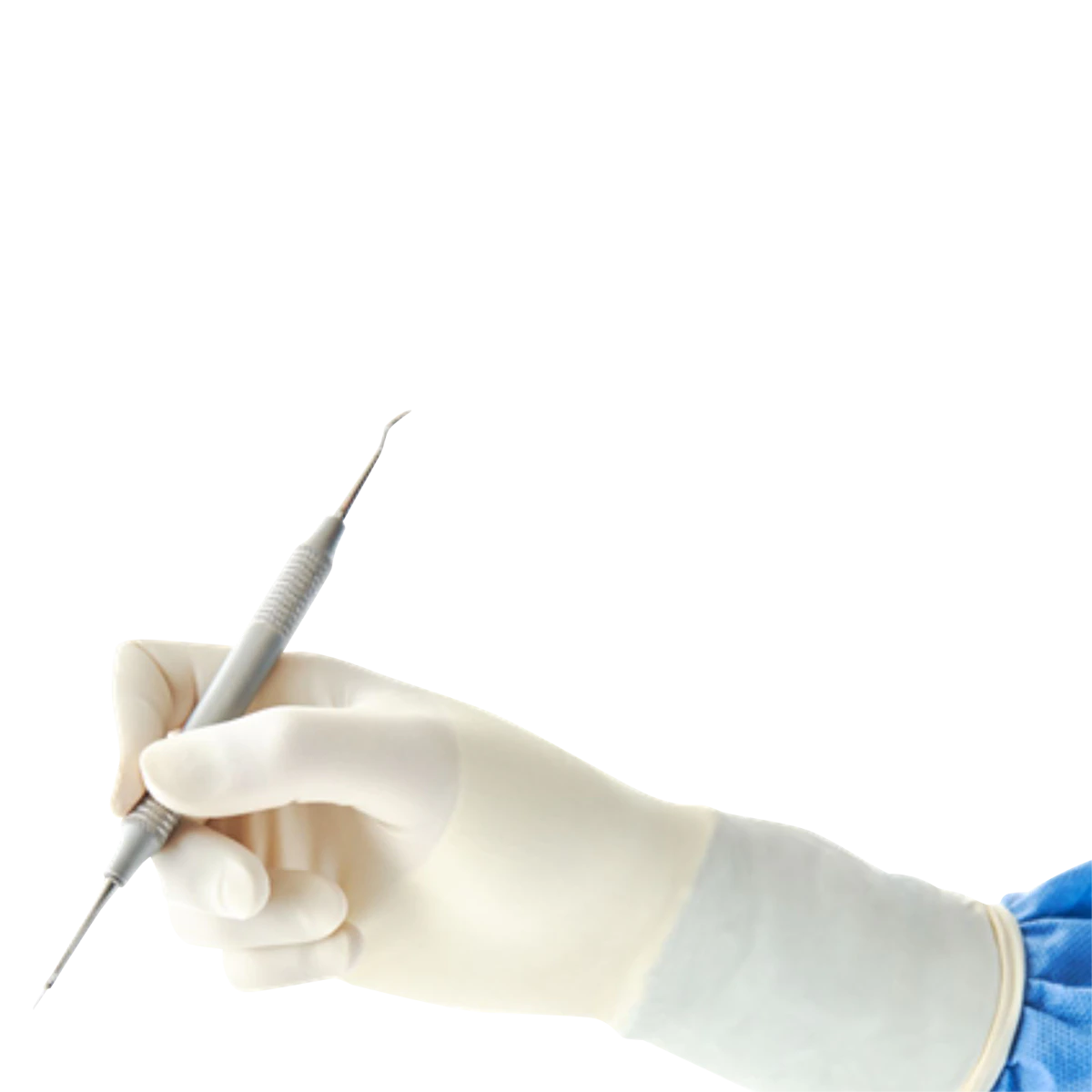Gammex Non-Latex Sensitive Neoprene Surgical Gloves, Sterile, Powder-Free, Beaded Cuff, Size 6.5, Natural, 50 Pairs/Box, 20277265
