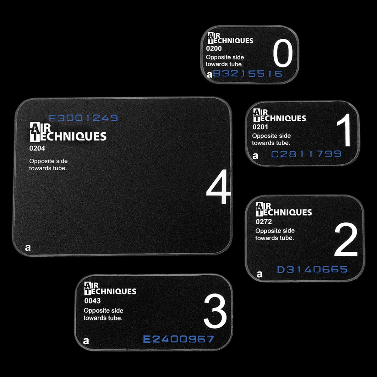 Air Techniques ScanX Intraoral Phosphor Storage Plates, Size 0, Wireless Flexible, 2/Pk, 73445-0