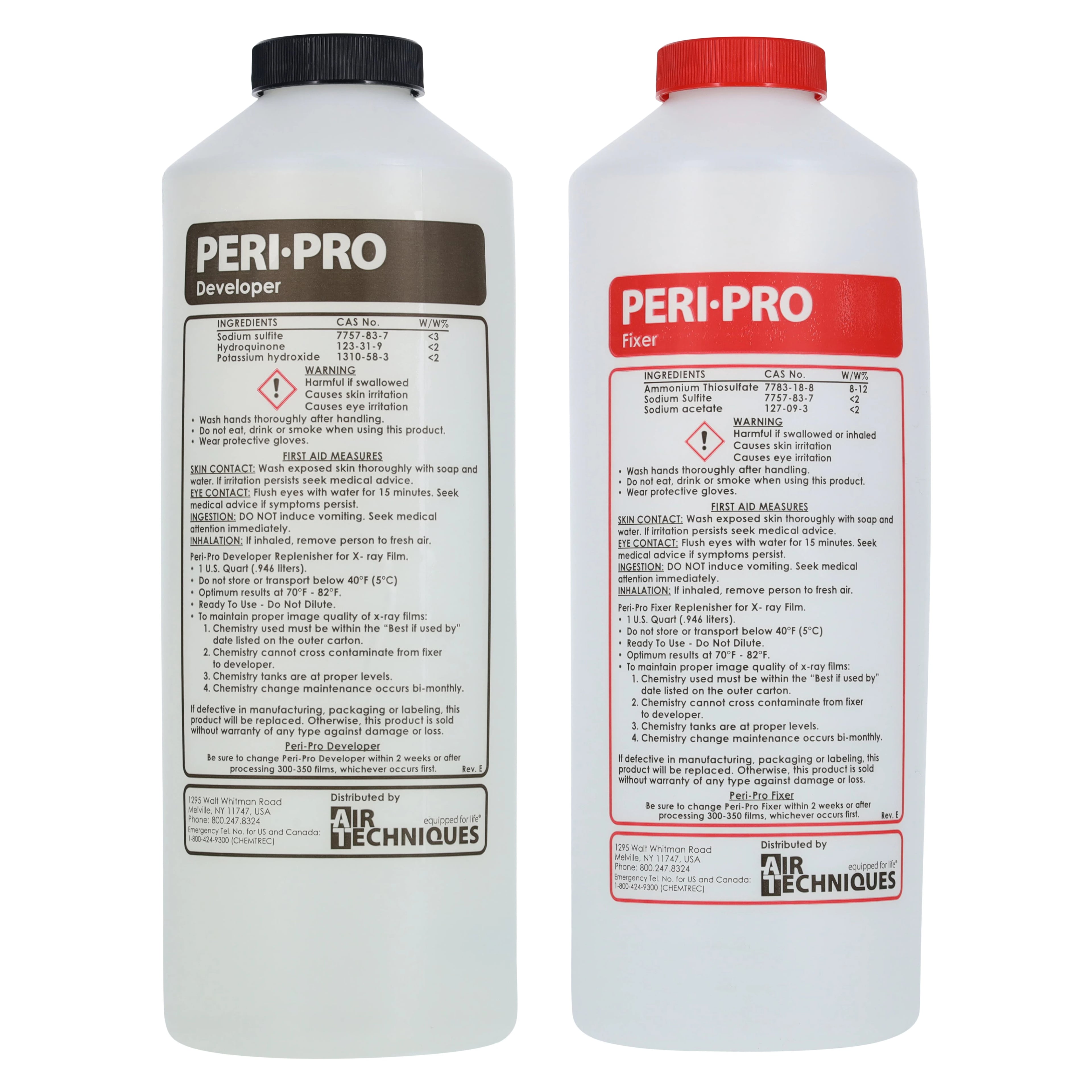 Peri-Pro Ready-To-Use Developer & Fixer for Rollerless Processors, 3 x 1 Qt. Each, 6 Qt. Total, #90800