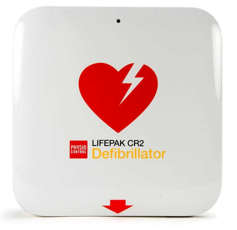 Physio-Control LIFEPAK CR2 Semi-Automatic AED with Wi-Fi, English, Carry Case, QUIK-STEP Electrodes, 4-Year Battery, and LIFELINKcentral AED Program Manager