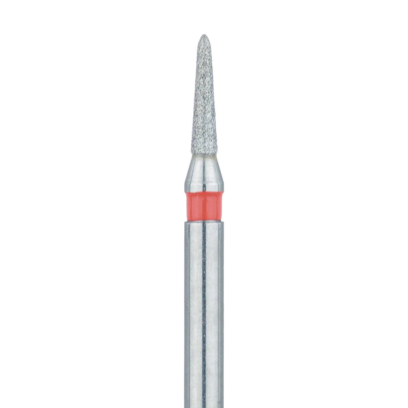 Meisinger 876F-012-FG Fine Diamond Bur, Tapered Torpedo, Friction Grip, 1.2 mm, 5/Pk