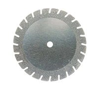 Meisinger Multi-Use Diamond Disc, Handpiece (HP), Serrated Edge, Super Flexible, 940F-180, 18 mm, Fine, Red, 1/Pk, 940F-180-HP