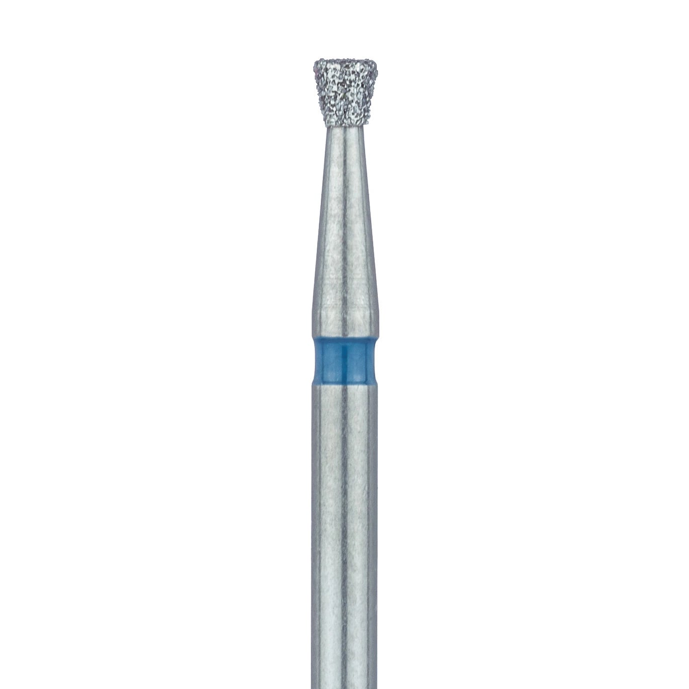 Meisinger Multi-Use Diamond Bur, FG, Inverted Cone, #805, 1.6 mm, Medium Grit, Blue Ring, 5/Pk, 805-016-FG