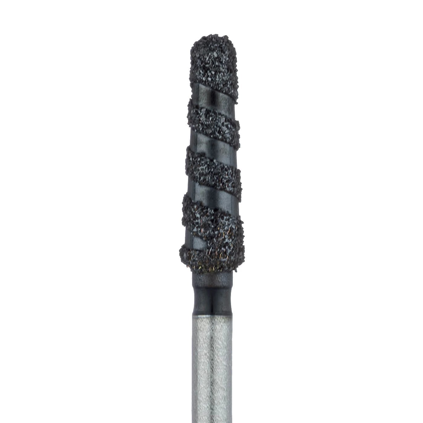 Meisinger Black Cobra Diamond Bur, FG, #B850-021, Round End Taper, Super Coarse, 2.1 mm, 5/Pk, B850-021-FG