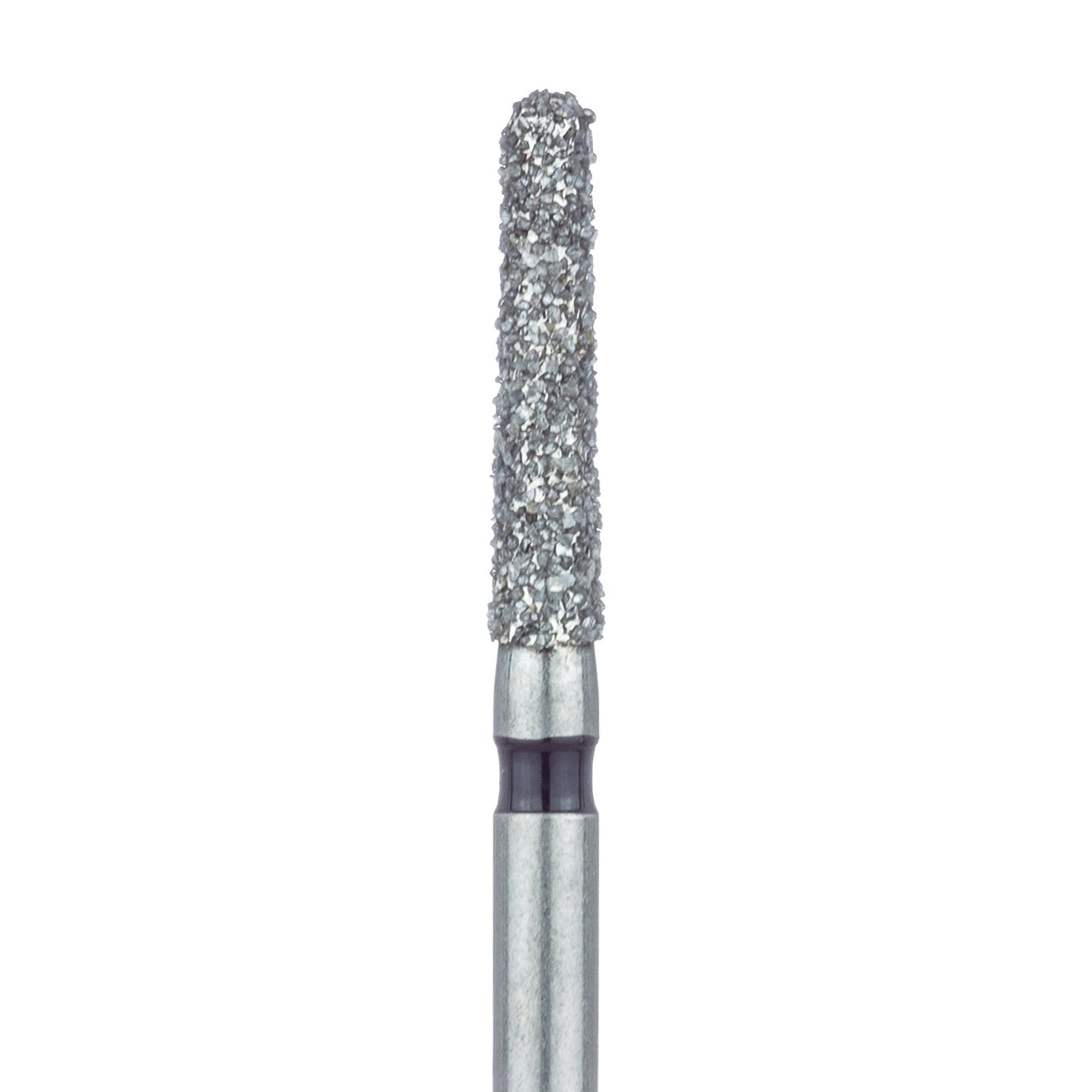 Meisinger Multi-Use Diamond Bur, Friction Grip, Tapered Round End, 850H, 1.8 mm, Super Coarse, Black, 5/Pk, 850H-018-FG