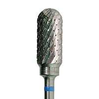 Meisinger HM72GX-060 HP Lab Carbide Bur, Medium Cross Cut, Round End Barrel, 6.0 mm Head, 1/Pk