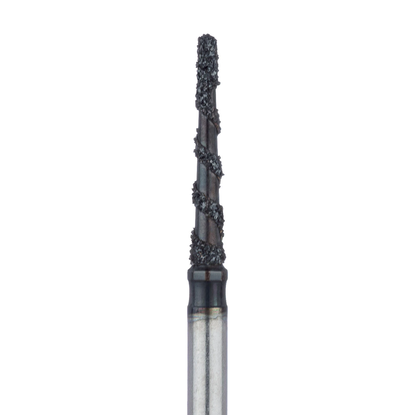 Meisinger Black Cobra Diamond Bur, Friction Grip, Super Coarse, Round End Taper, B850-014-FG, 1.4 mm, 5/Pk